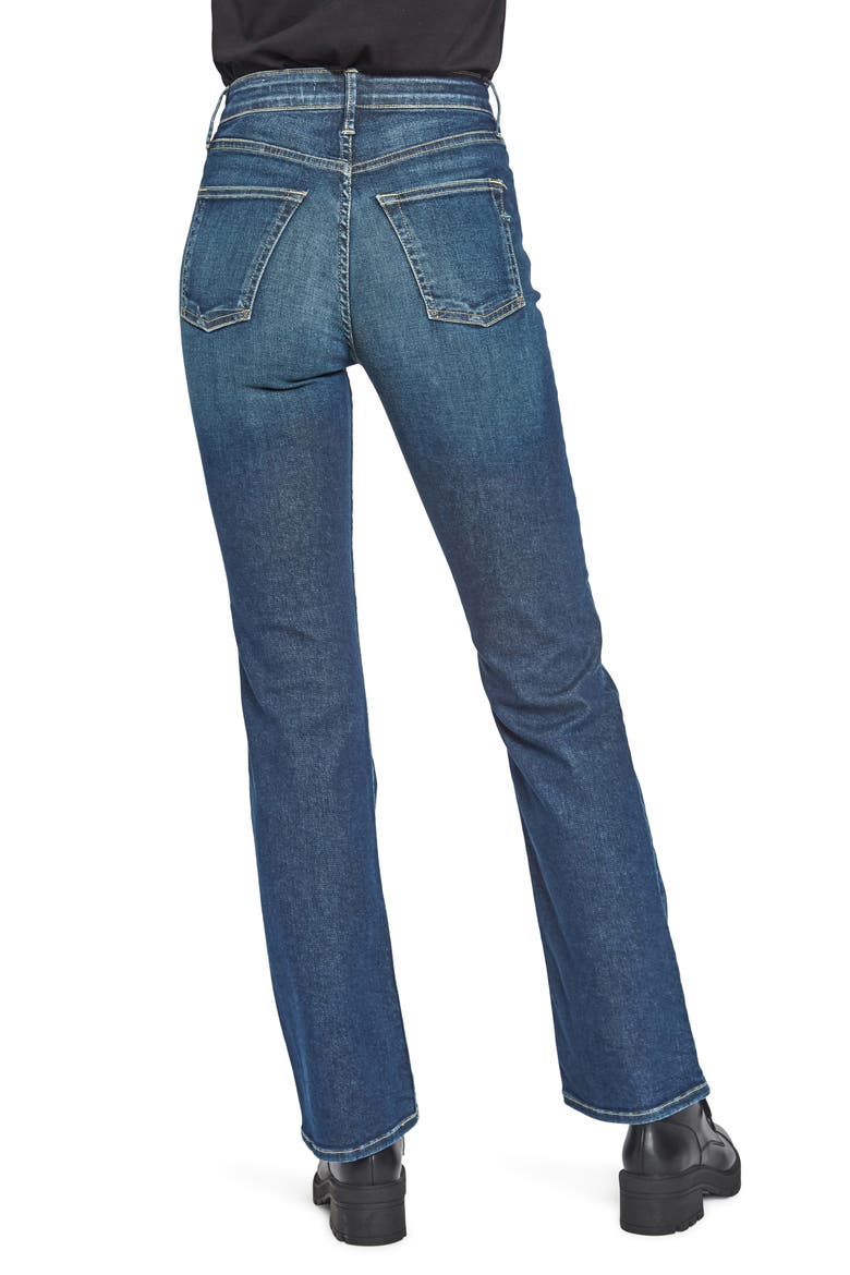 Celine Bootcut Jeans, Alternate, color, GREENWICH