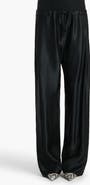 Khaite Rohen Satin Barrel Leg Drawstring Pants