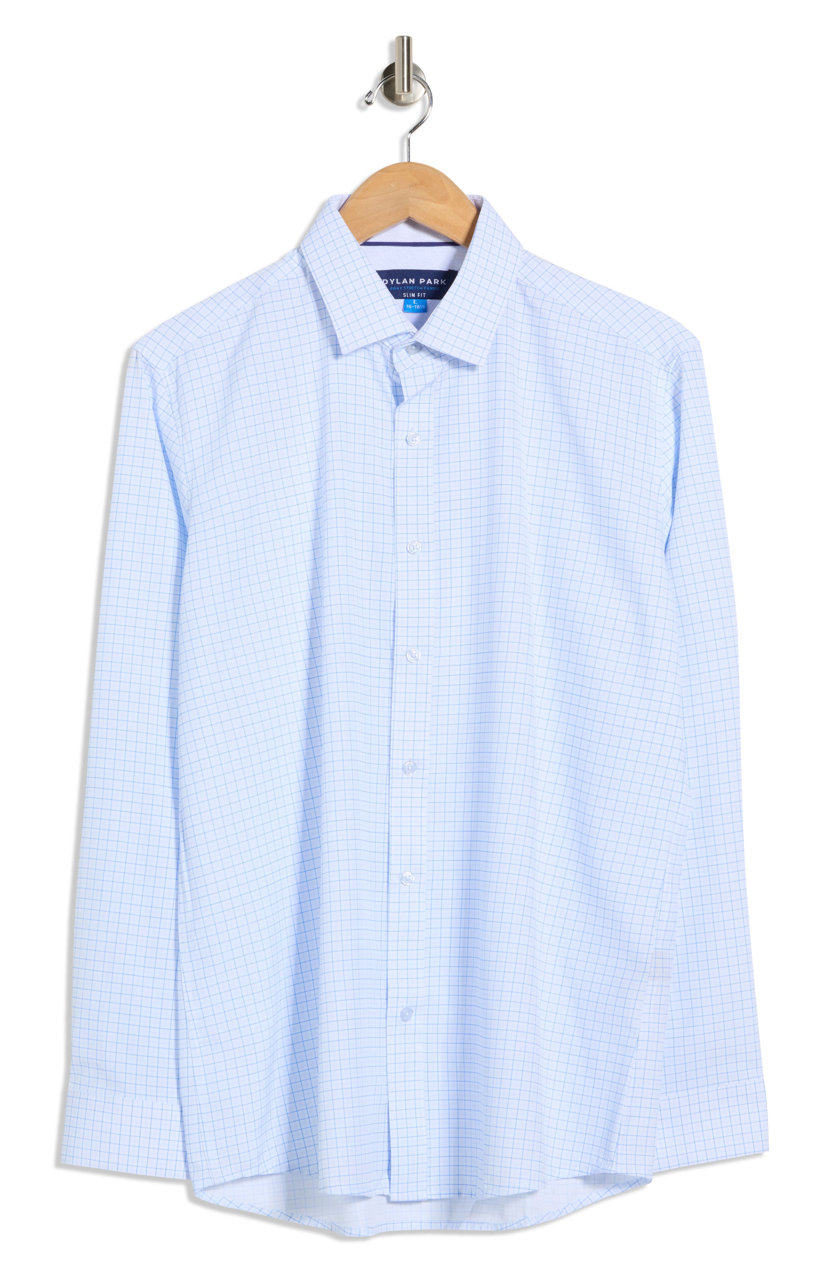 Slim Fit Perfect Stretch Long Sleeve Button Down Shirt - image 3