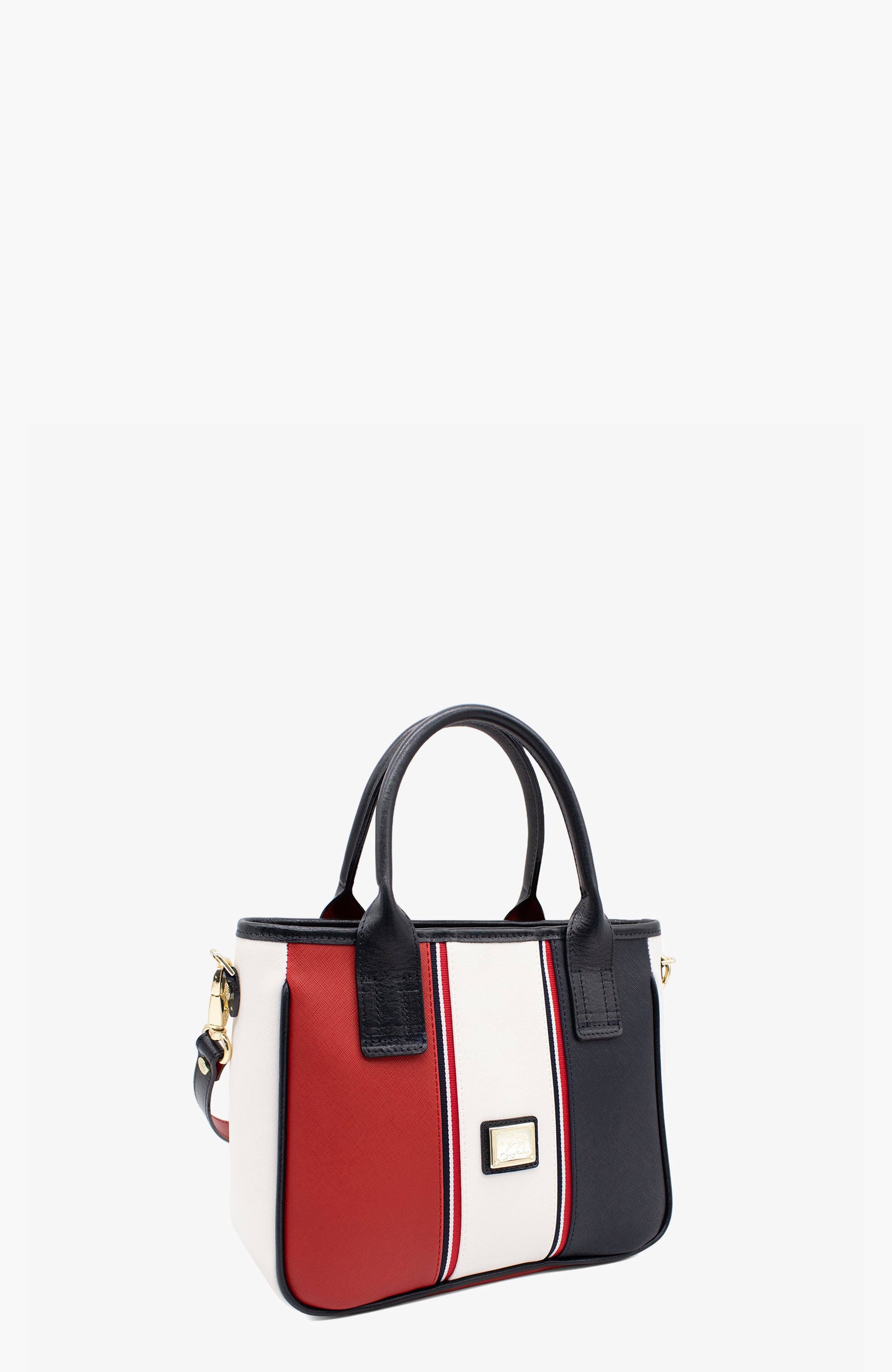 Nautical 507 Handbag, Alternate, color, Navy / White / Red