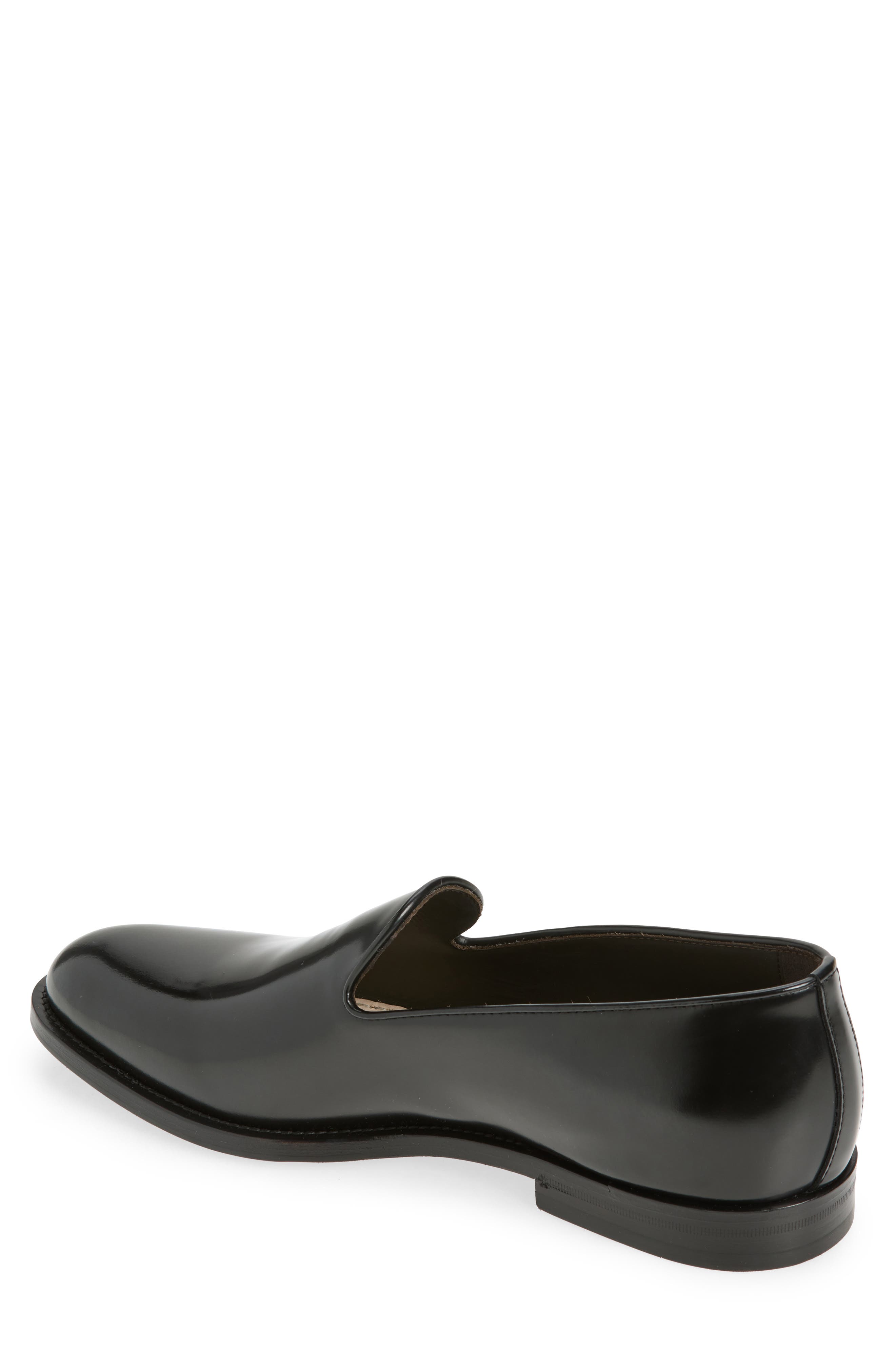 Leather Venetian Loafer, Alternate, color, C101 BLACK