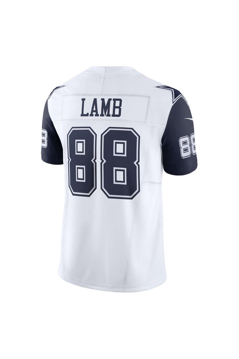 Men's Nike CeeDee Lamb White Dallas Cowboys Vapor F.U.S.E. Limited Jersey, Alternate, color, White