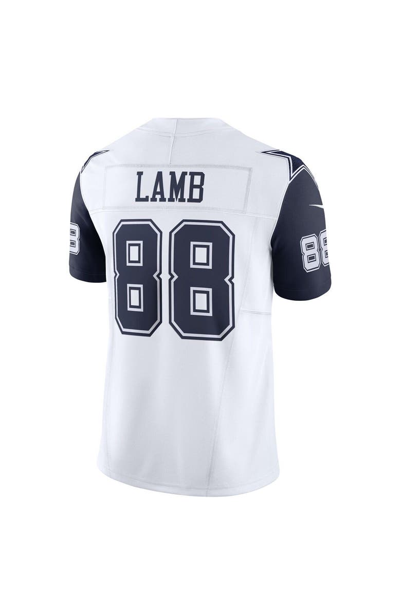 Nike Men's Nike CeeDee Lamb White Dallas Cowboys Vapor F.U.S.E. Limited Jersey, Alternate, color, White