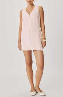 Splendid Lounge Zip Front Minidress