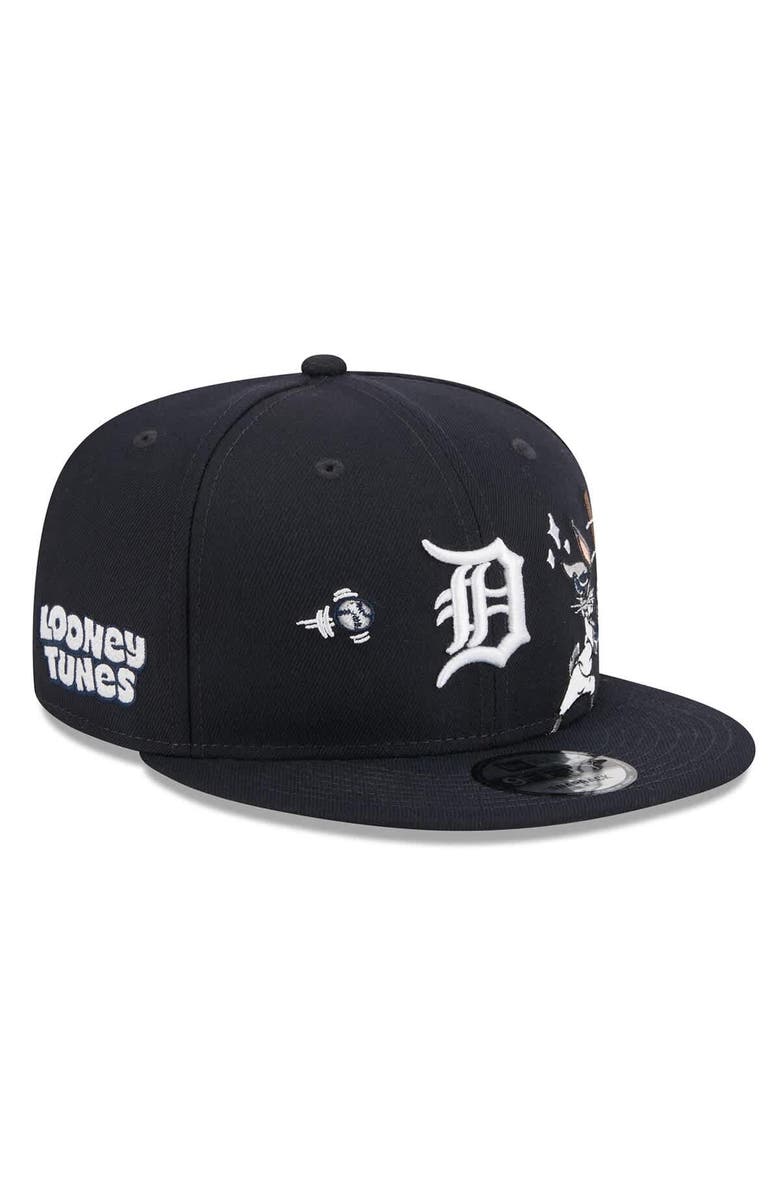 New Era Men's New Era Navy Detroit Tigers Looney Tunes Bugs Bunny 9FIFTY Snapback Hat, Main, color, Navy