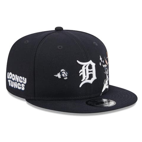 Men's New Era Navy Detroit Tigers Looney Tunes Bugs Bunny 9FIFTY Snapback Hat