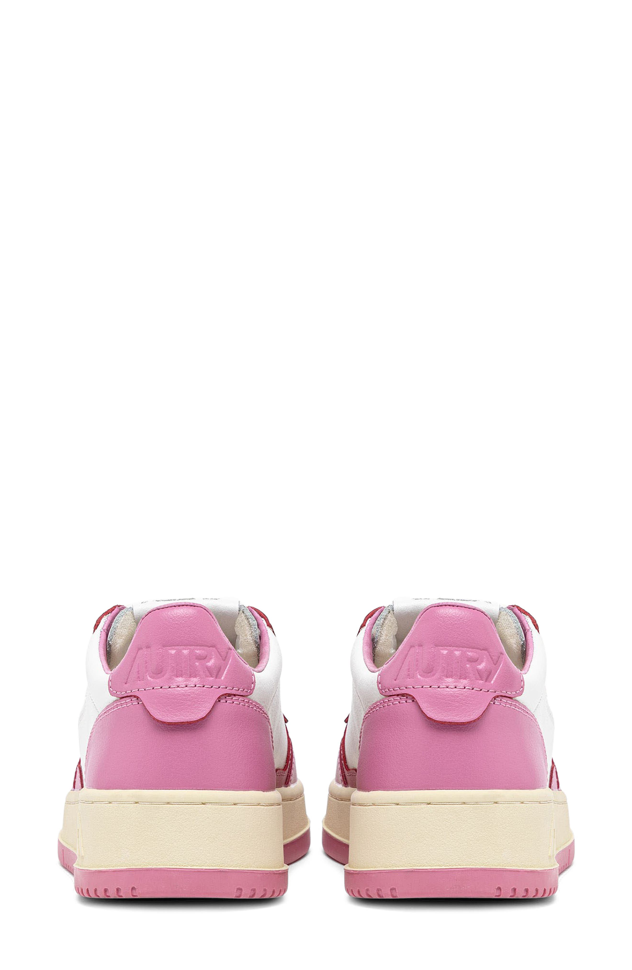 AUTRY Medalist Low Sneaker, Alternate, color, White/ Mauve