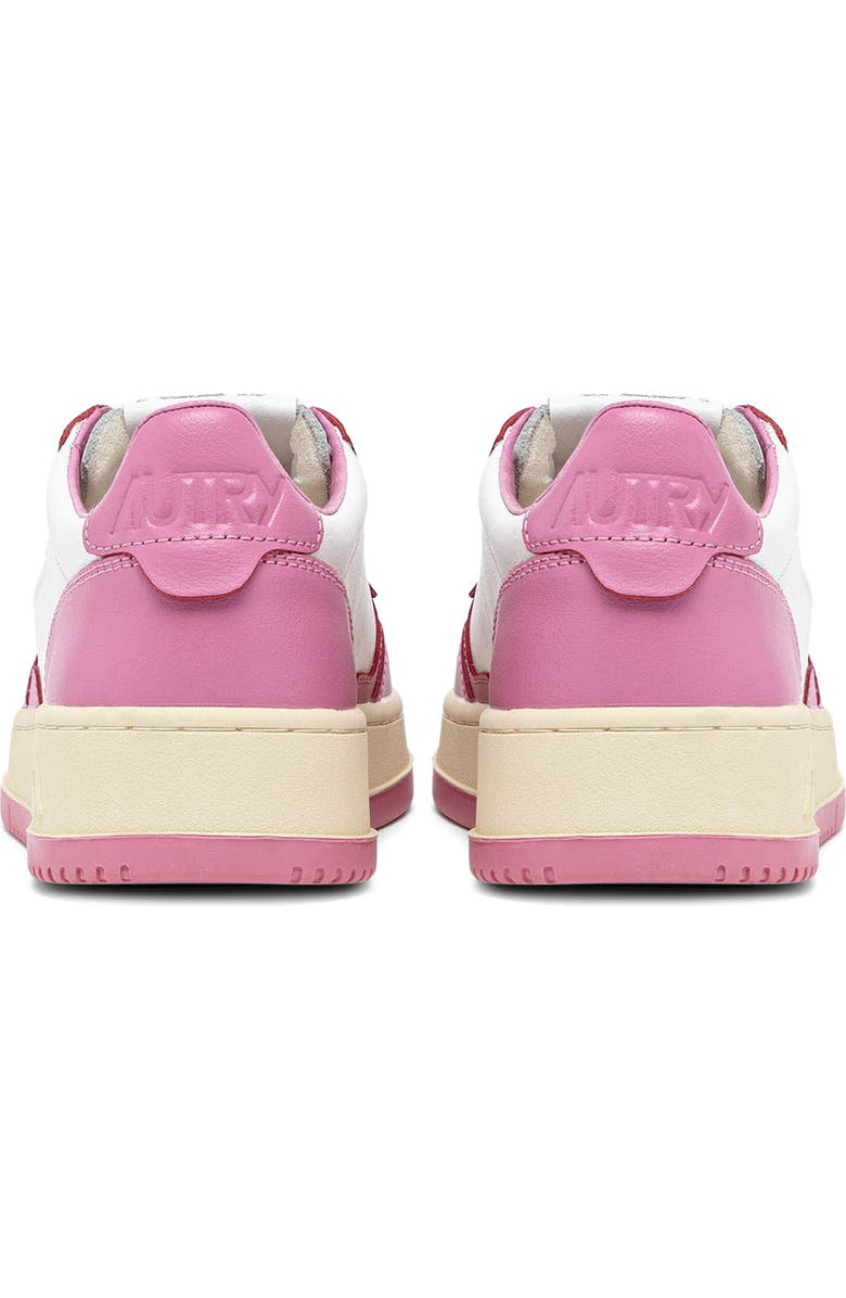 AUTRY Medalist Low Sneaker, Alternate, color, White/ Mauve