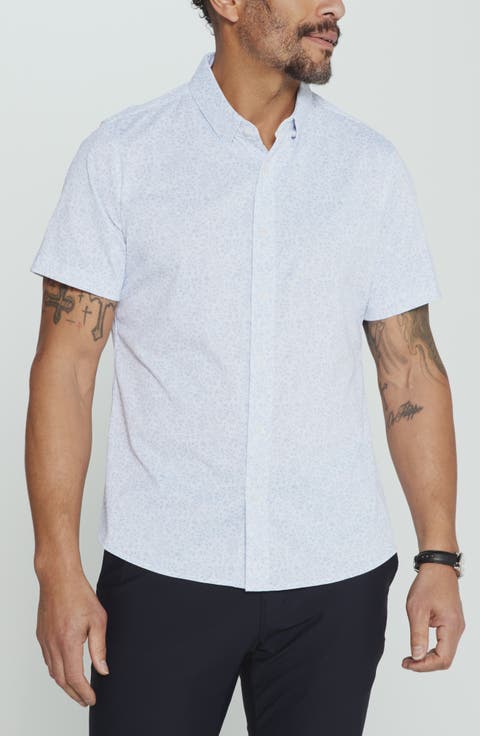 Velora Floral Short Sleeve Button-Up Shirt