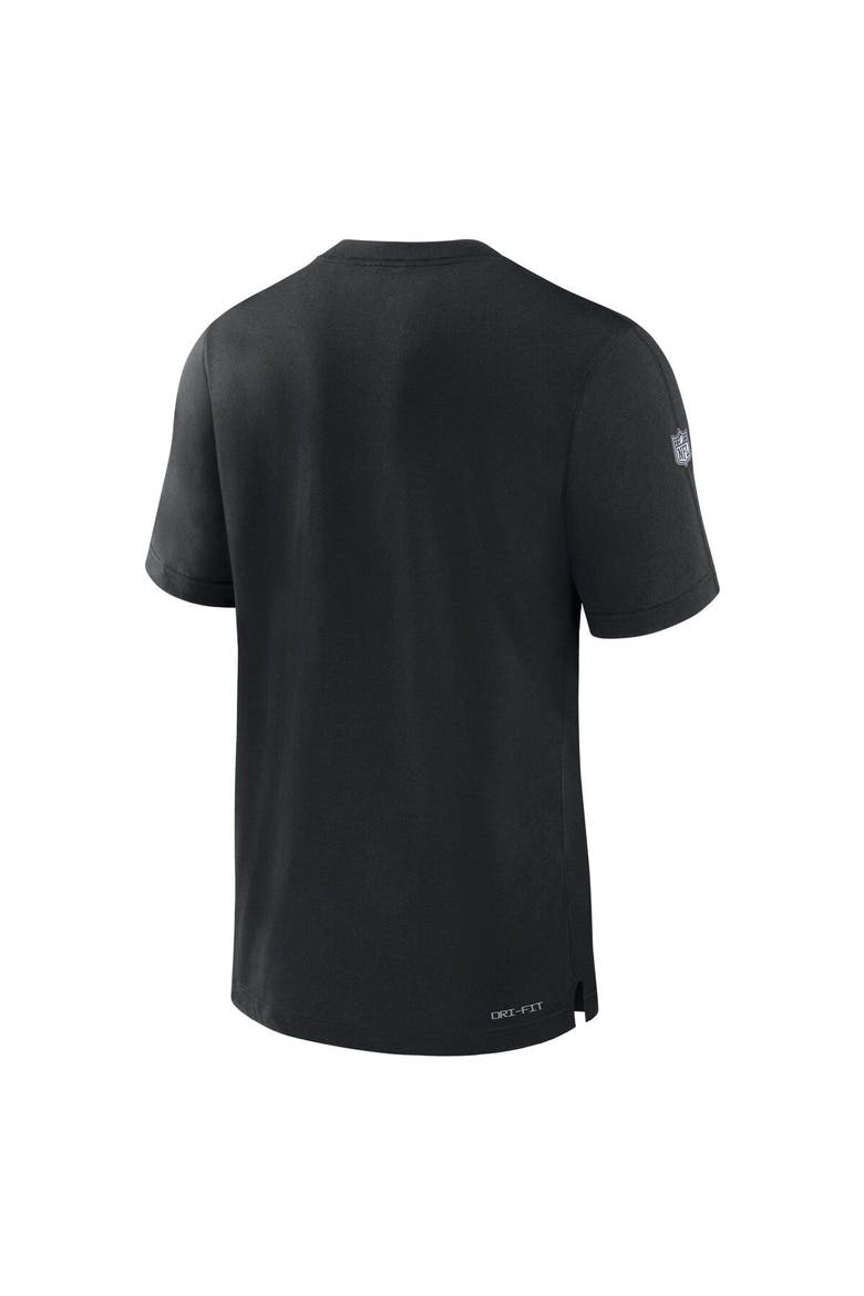 Men's Nike Black Carolina Panthers 2023 Sideline Performance T-Shirt, Alternate, color, Black