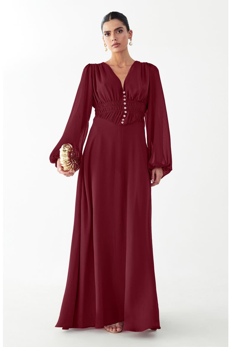 Tilly Maxi Dress, Main, color, Sangria
