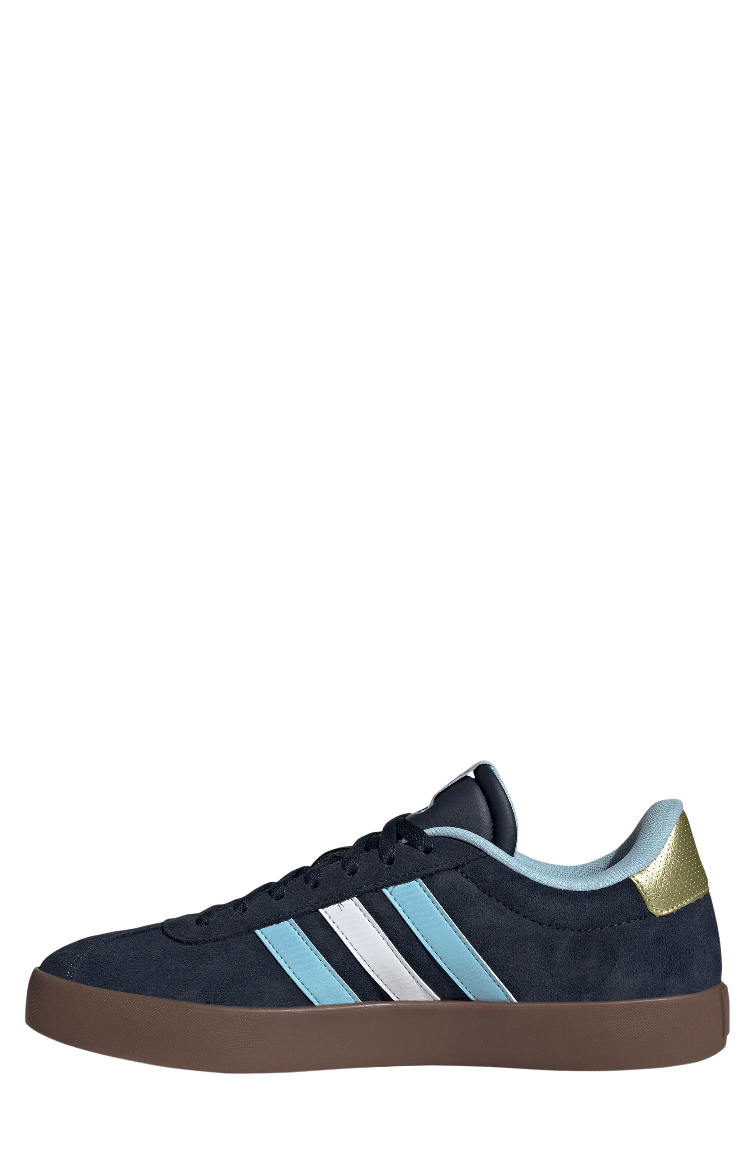 adidas VL Court 3.0 Sneaker, Alternate, color, Night Navy/ Icey Blue/ White