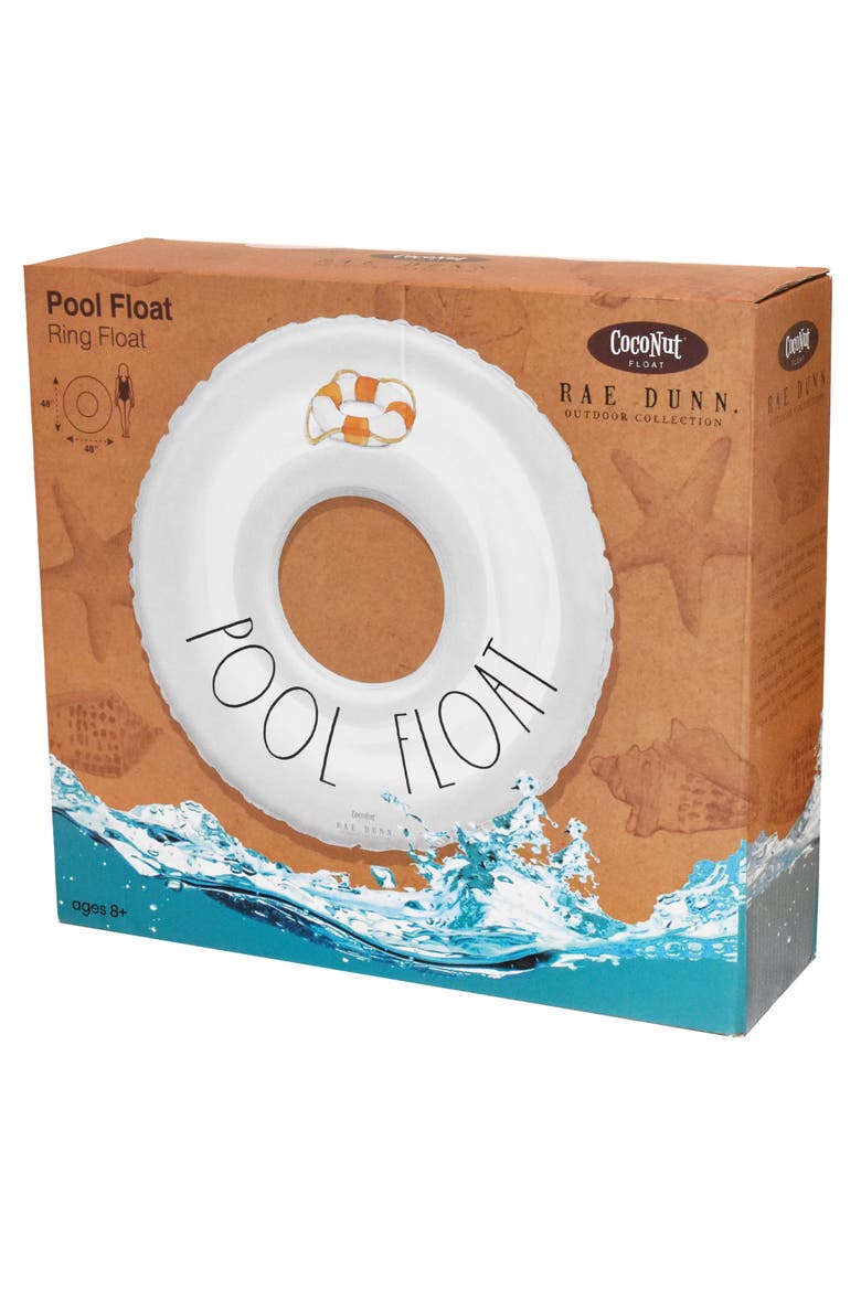48 Inch Pool Ring Coconut Float, Alternate, color, White