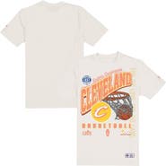 New Era Men's New Era Cream Cleveland Cavaliers Oversized City Edition Remix Vintage T-Shirt