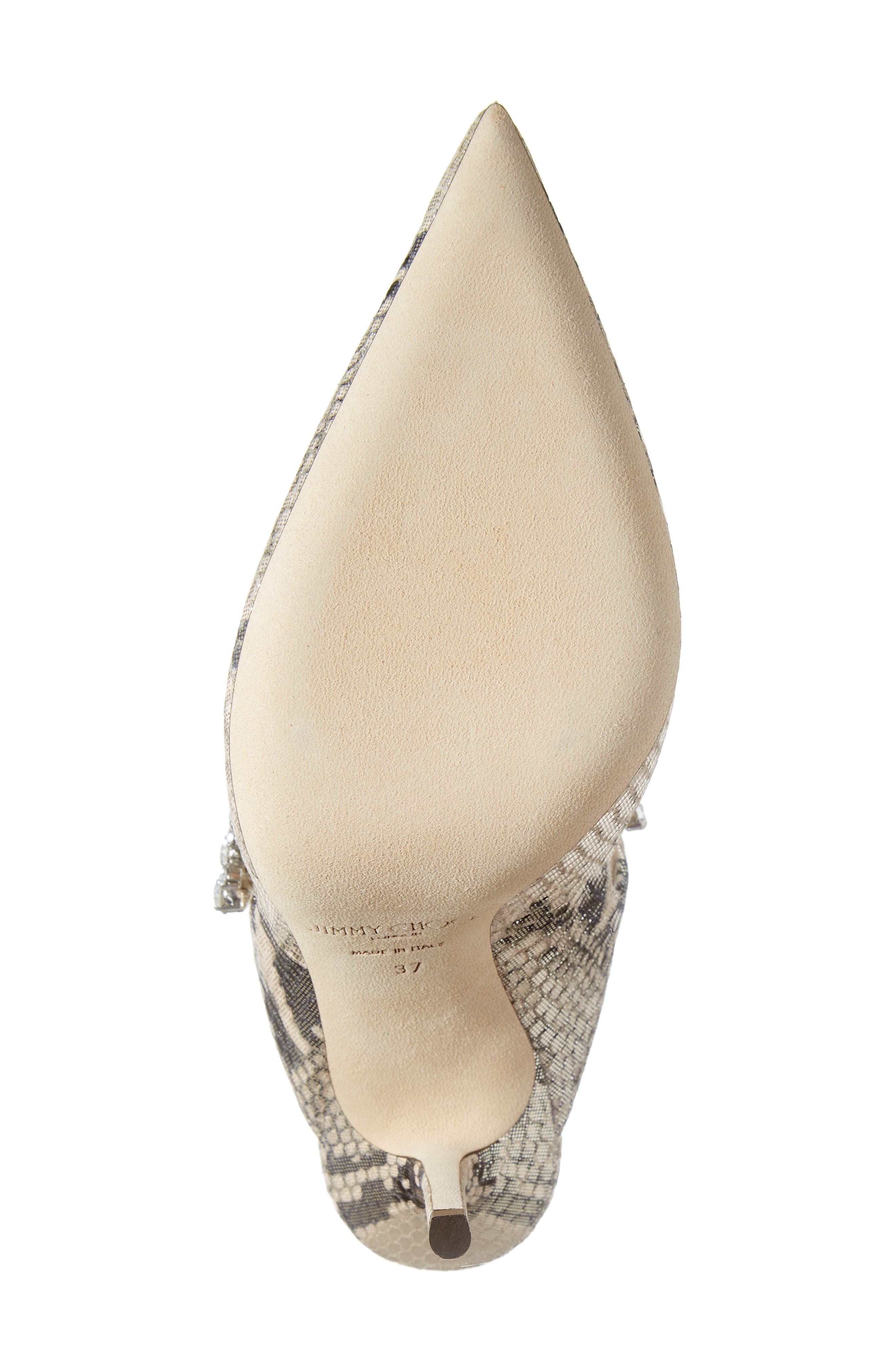 Jimmy Choo Bing Crystal Embellished Metallic Mule, Alternate, color, 