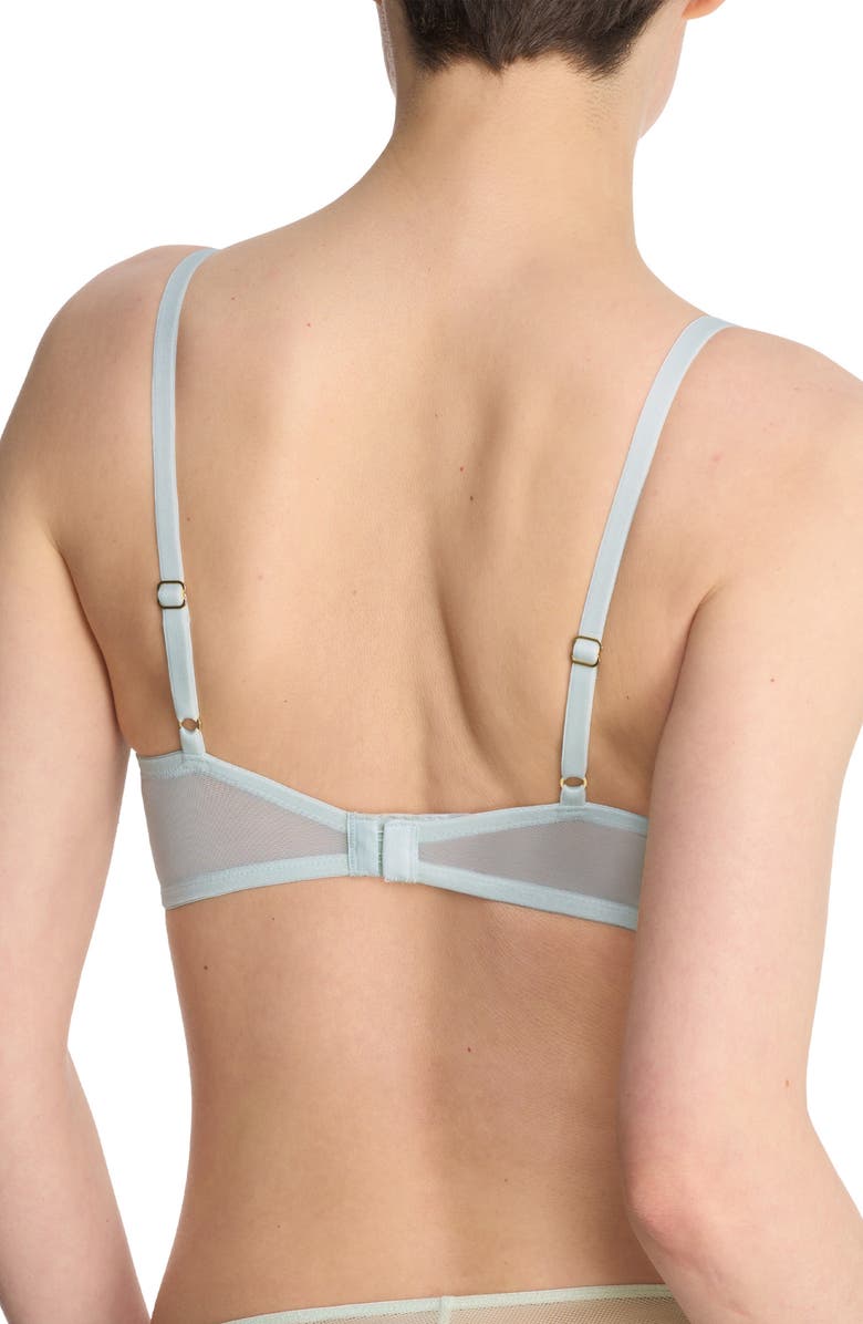 Natori Flora Underwire Contour Bra, Alternate, color, Minty/ Ocean Storm