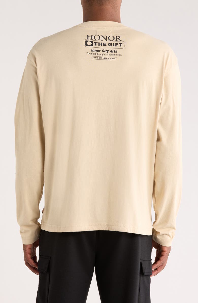 HONOR THE GIFT Why Not Long Sleeve Graphic T-Shirt, Alternate, color, Sand