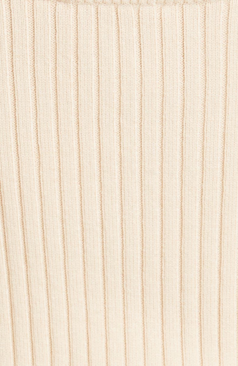 Courrèges Logo Rib Knit Tank, Alternate, color, Sand