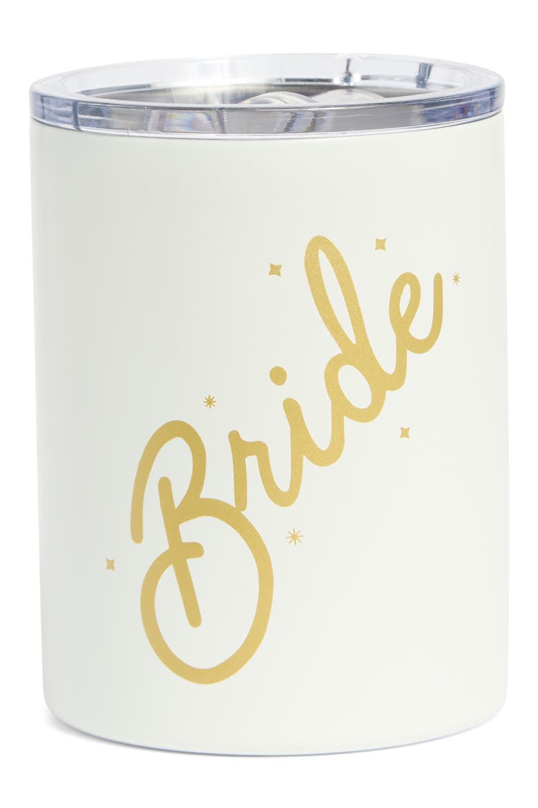 Bride Stainless Steel Tumbler, Main, color, WHITE