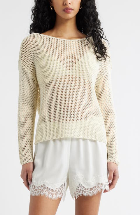Open Stitch Sweater