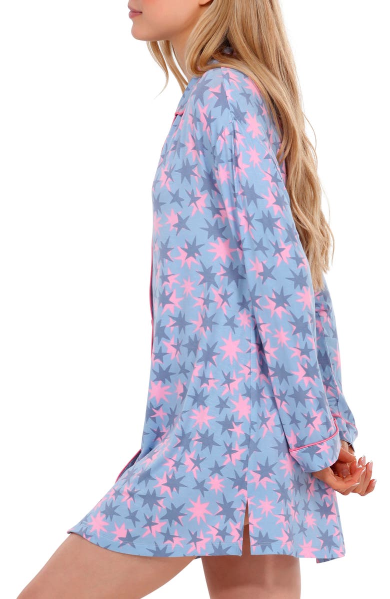 Honeydew All American Sleep Shirt, Alternate, color, Moonstruck Stars