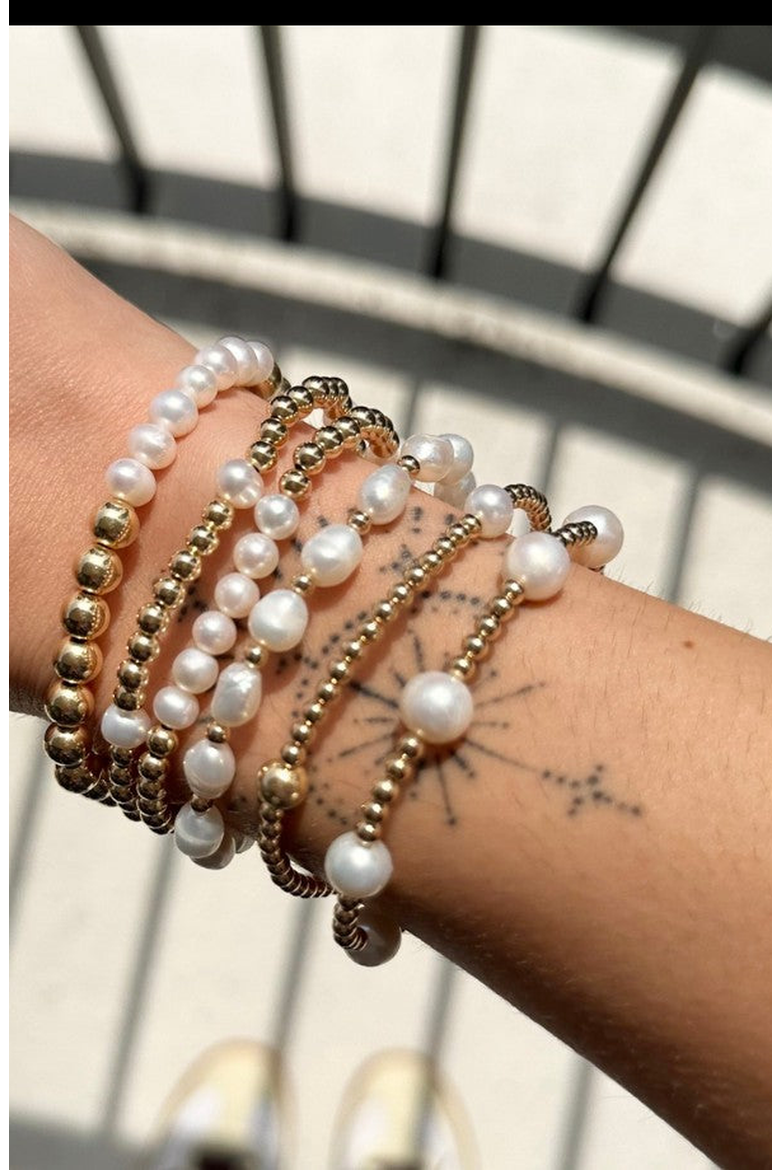 Multi-Pearl Bead Bracelet, Alternate, color, 7 Inch