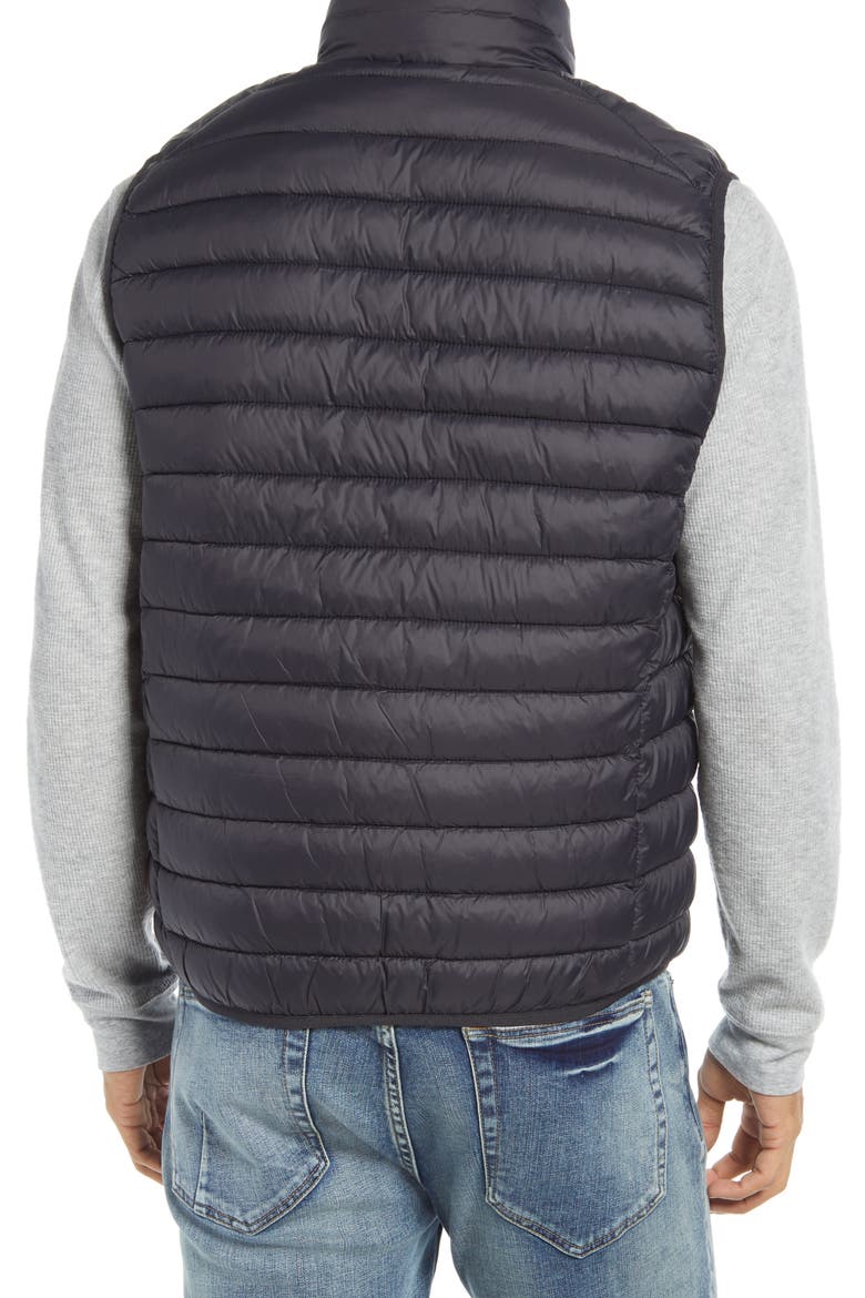 Water & Wind Resistant Puffer Vest, Alternate, color, BLACK