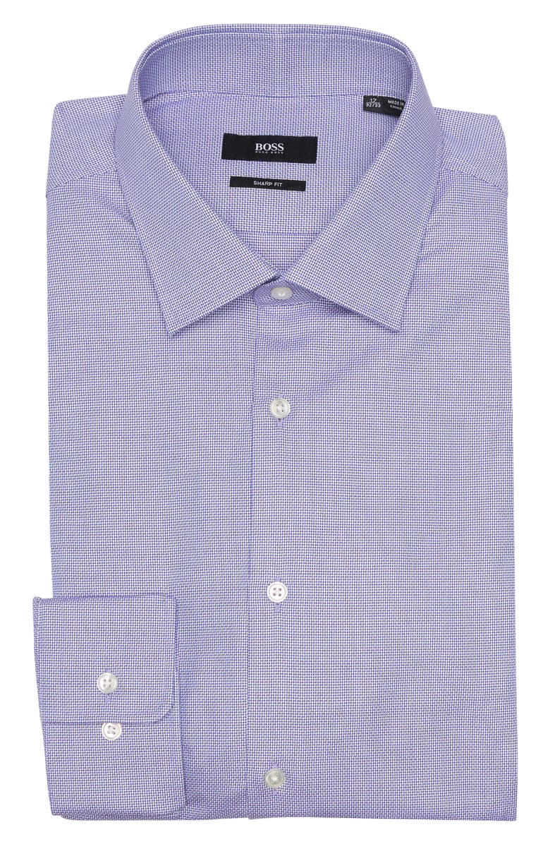 BOSS HUGO BOSS Marley Long Sleeve Sharp Fit Shirt, Main, color,