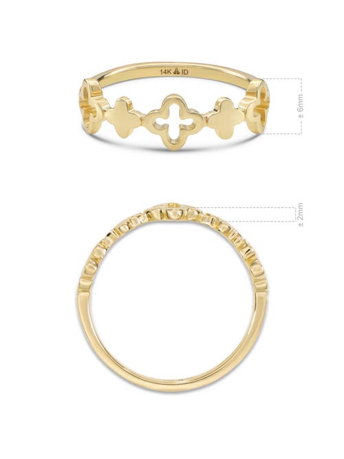 Devata Clover Ring In Gold