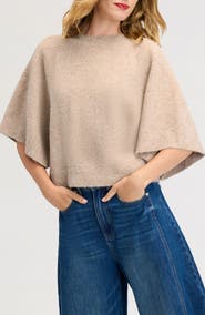 Sam Edelman Short Sleeve Cape Sweater