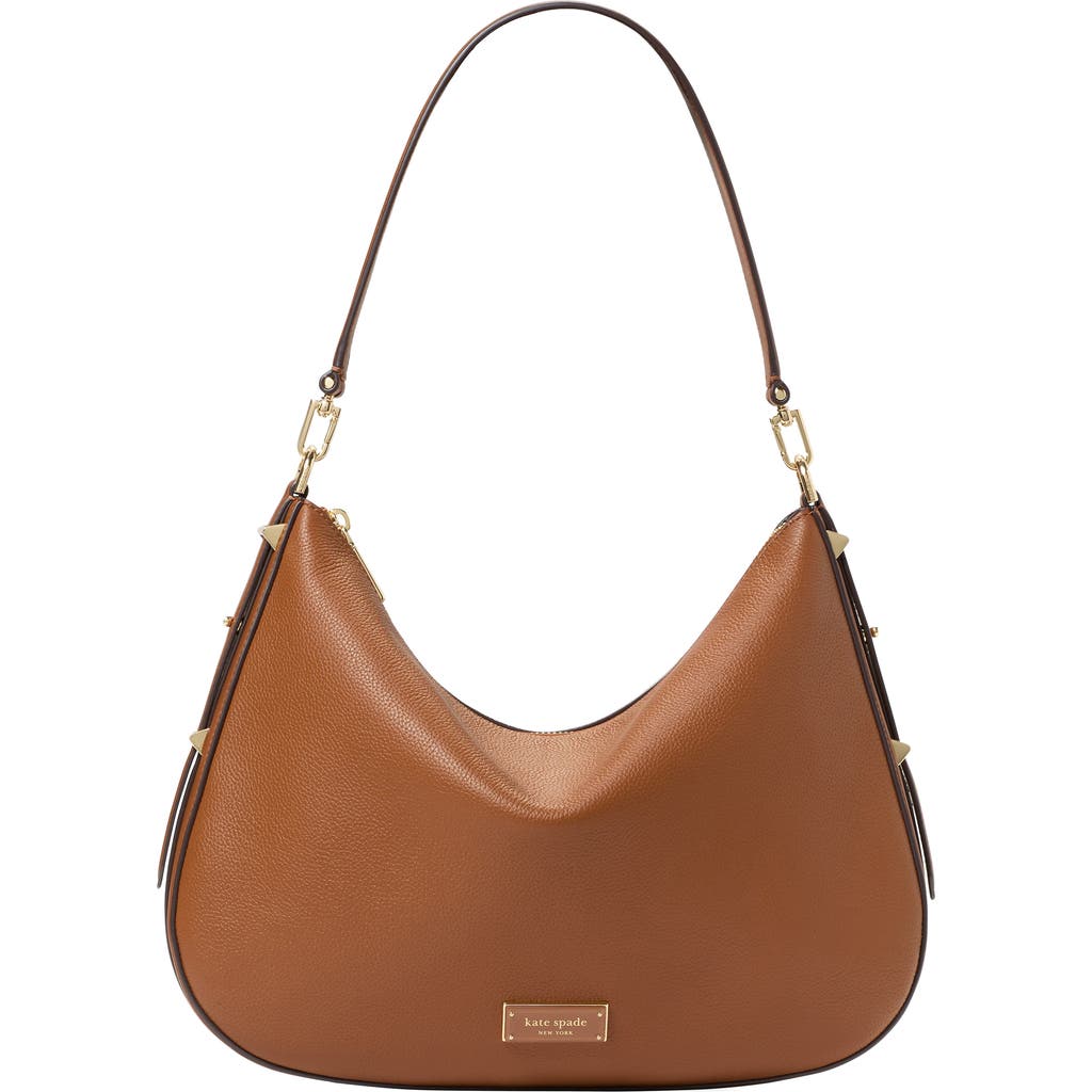 KATE SPADE KATE SPADE NEW YORK LARGE LIV PEBBLE LEATHER HOBO BAG