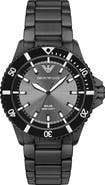Emporio Armani World Explorer Solar Chronograph Bracelet Watch, 43.5mm