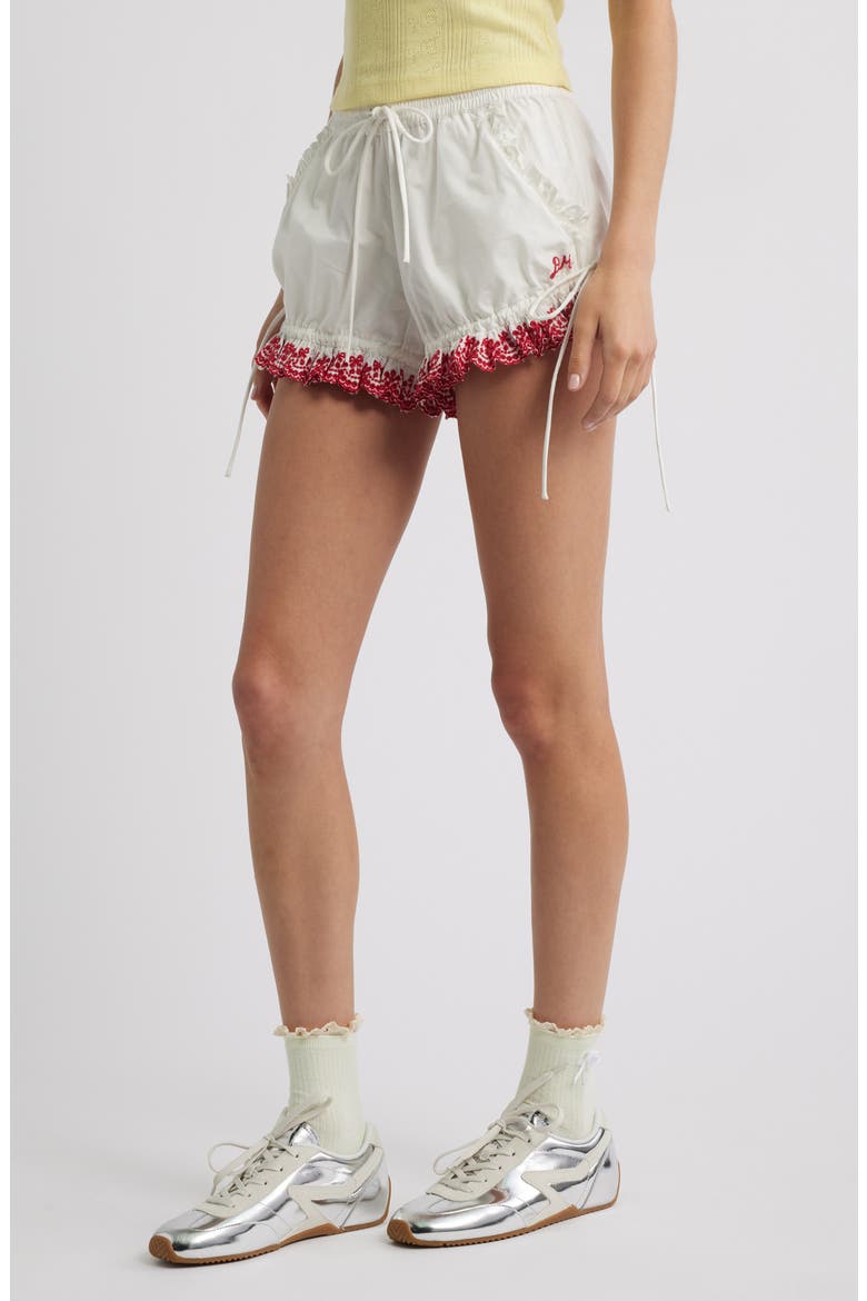 Jenna Organic Cotton Shorts, Alternate, color, WHITE