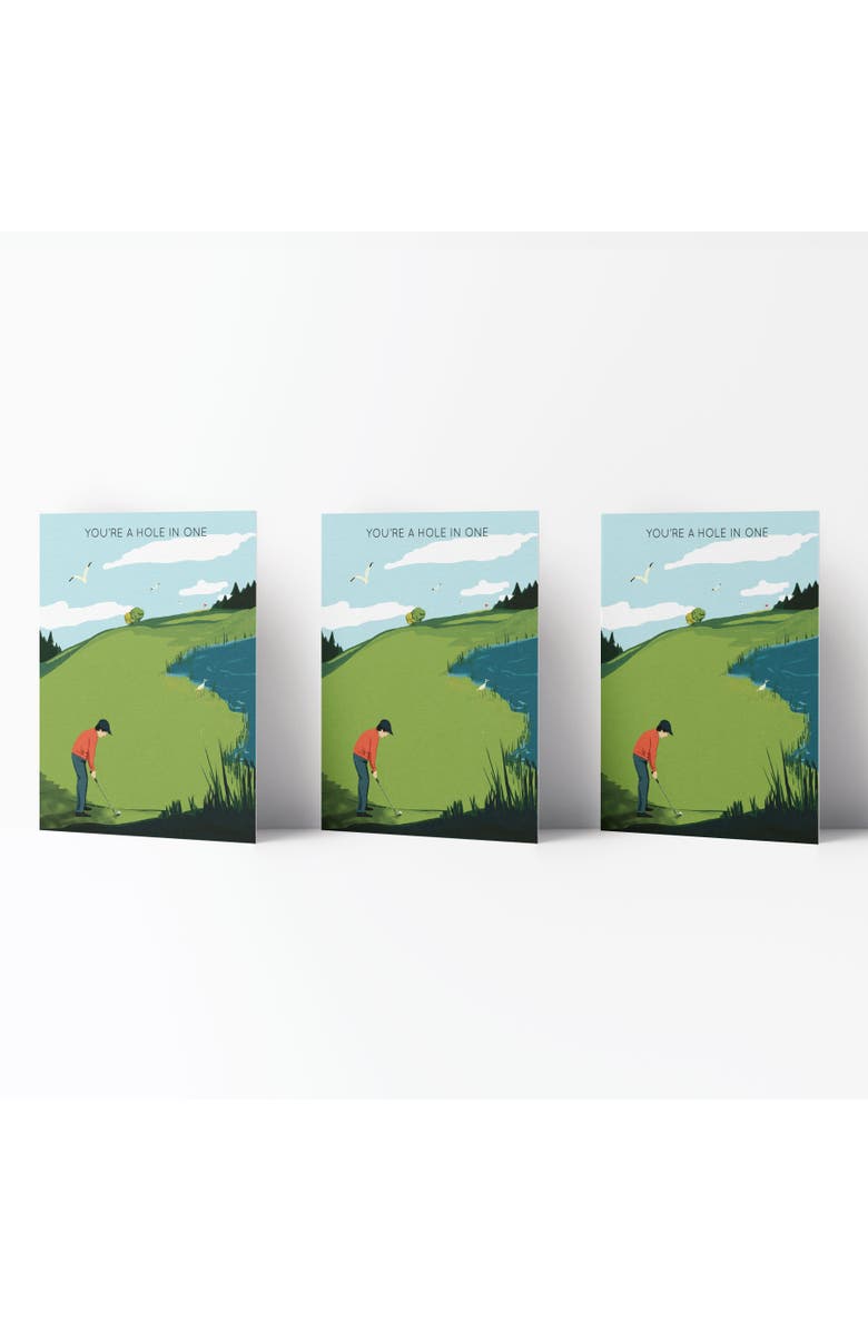 Ramus & Co Love/Friendship Greeting Card Pack (3ct) "You're A Hole In One", Alternate, color, Multi-Pack