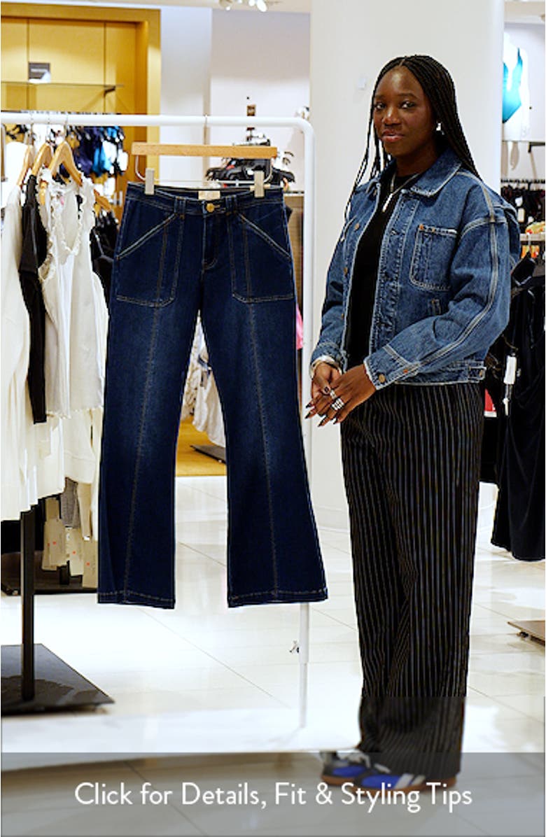 Ana Seamed High Waist Flare Jeans, sales video thumbnail