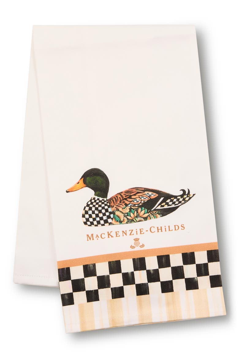 Mallard Printed Dish Towel, Alternate, color, MULTI