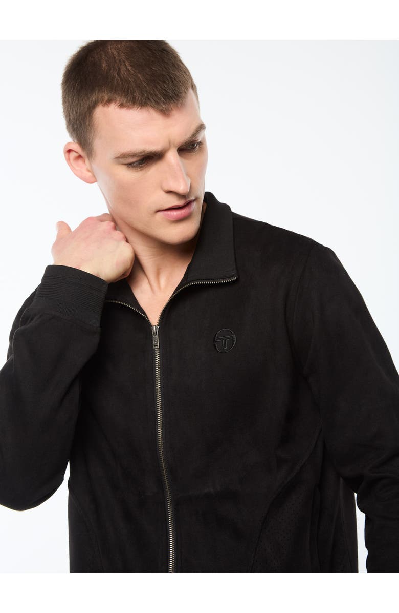 Sergio Tacchini Camoscio Track Jacket, Alternate, color, Black Beauty