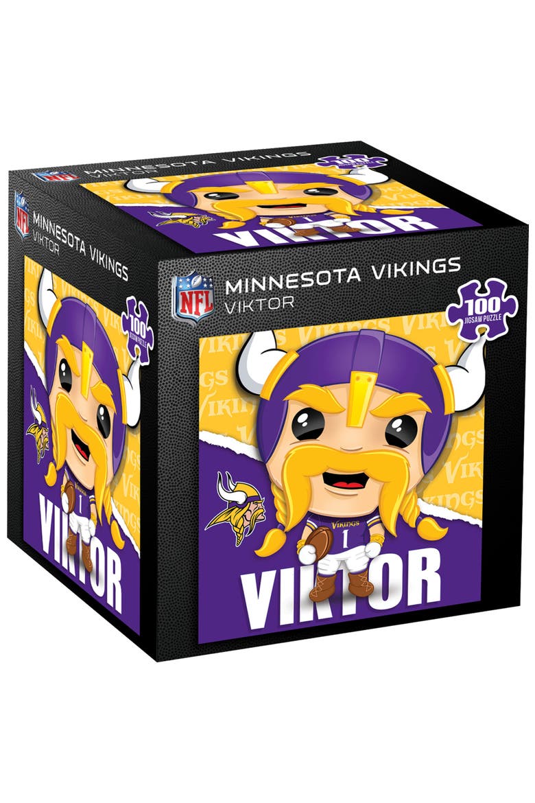 Minnesota Vikings Mascot 100pc Puzzle, Main, color, Multicolor