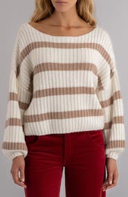 KUT from the Kloth Iona Stripe Crewneck Sweater
