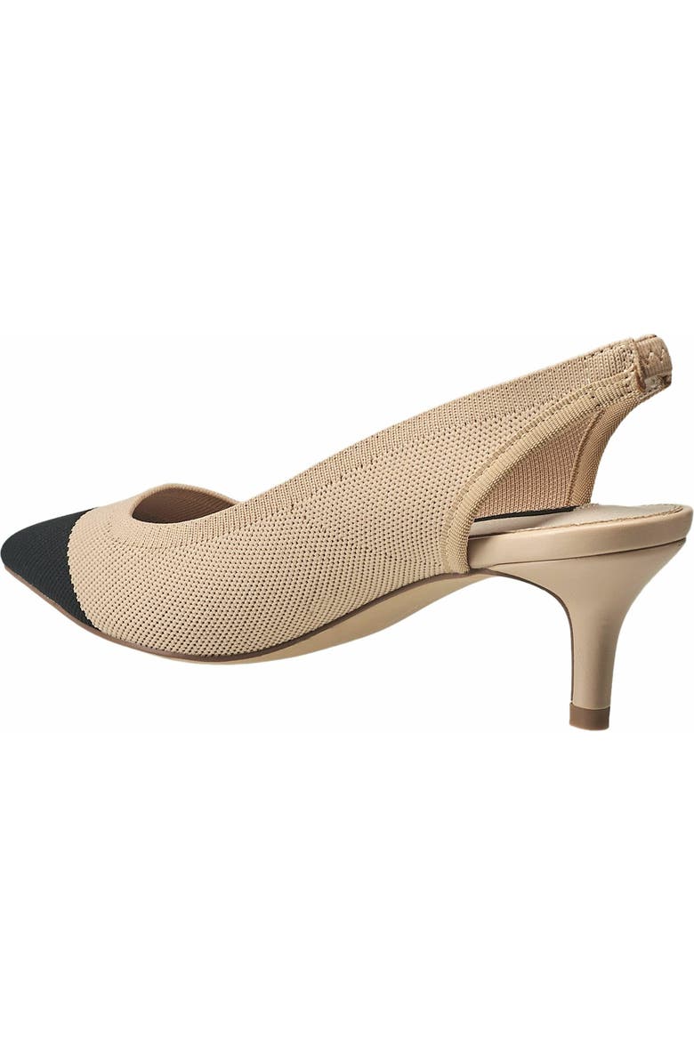 French Connection Viva Slingback Heel, Alternate, color, Nude Black
