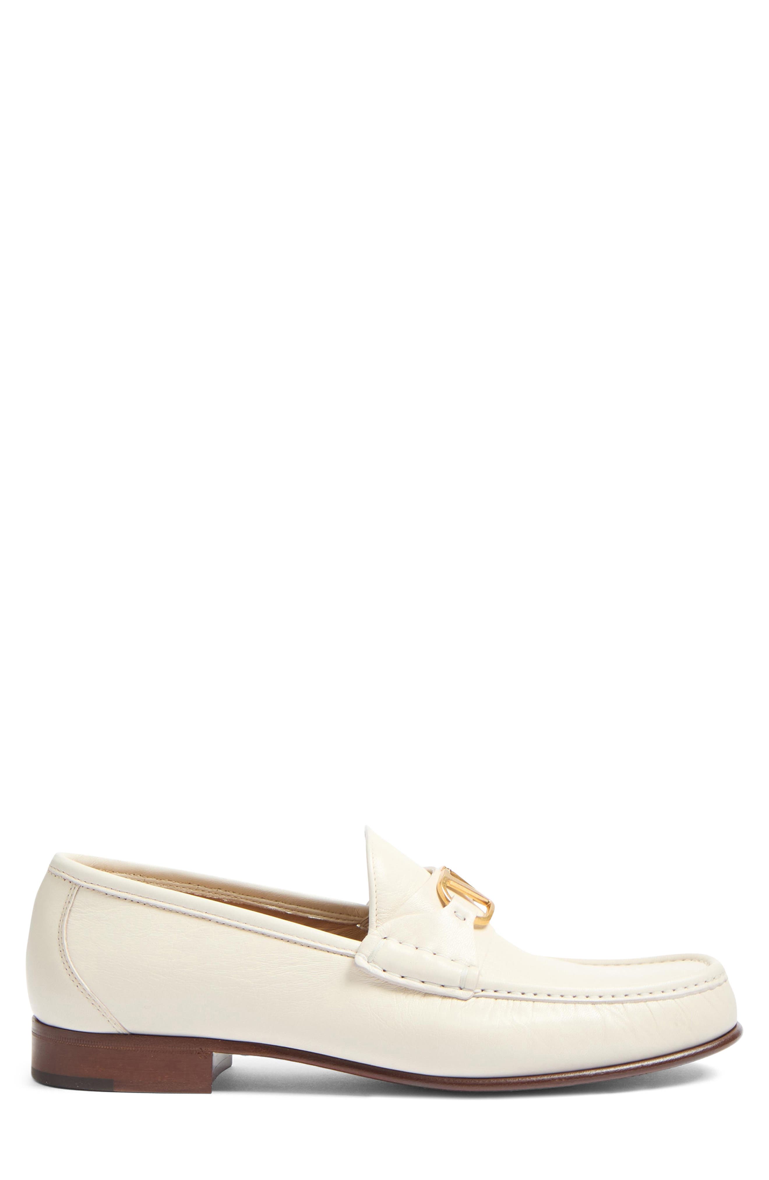 Valentino Garavani VLOGO Signature Loafer, Alternate, color, Ivory