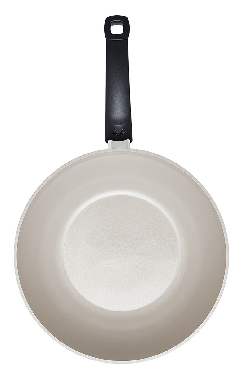 Fissler Ceratal Comfort Ceramic Non-Stick Wok, Alternate, color, Warm Grey