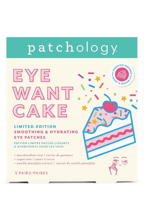 PATCHOLOGY PATCHOLOGY EYE WANT CAKE SMOOTHING & HYDRATING 5-PACK EYE PATCHES