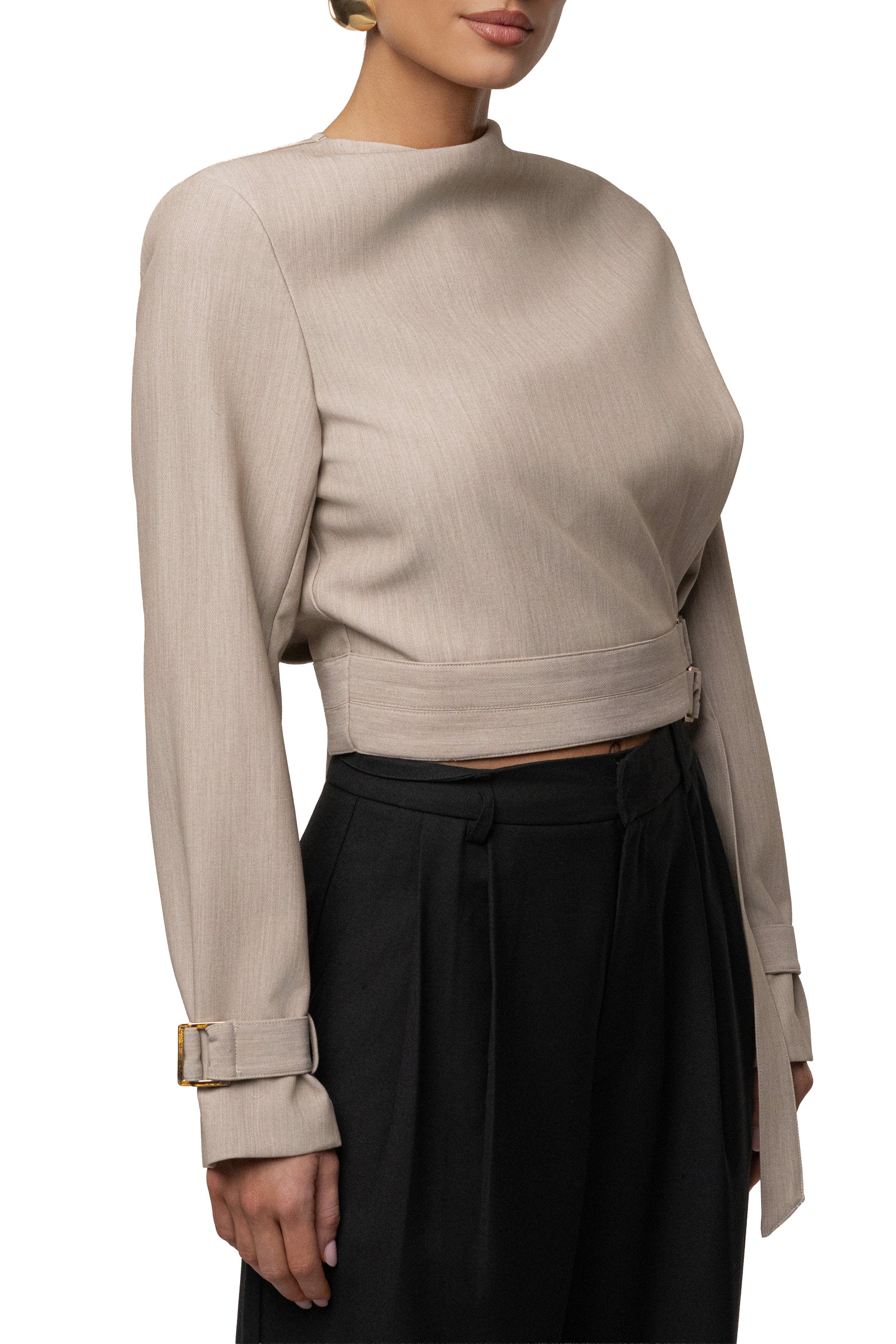 Aligned Scarf Top - image 2