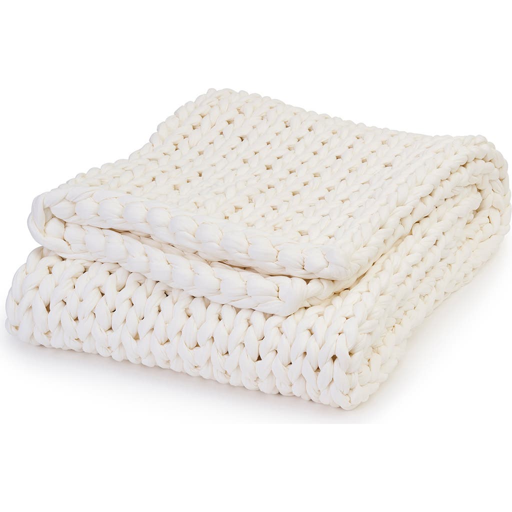 Bearaby Weighted Knit Blanket in Cloud White  product