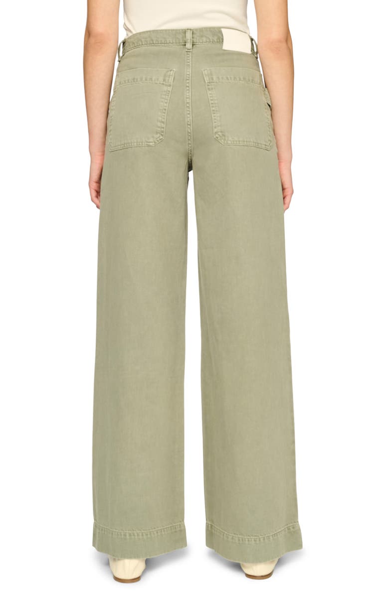 DL1961 Zoie High Waist Relaxed Wide Leg Cotton & Linen Jeans, Alternate, color,