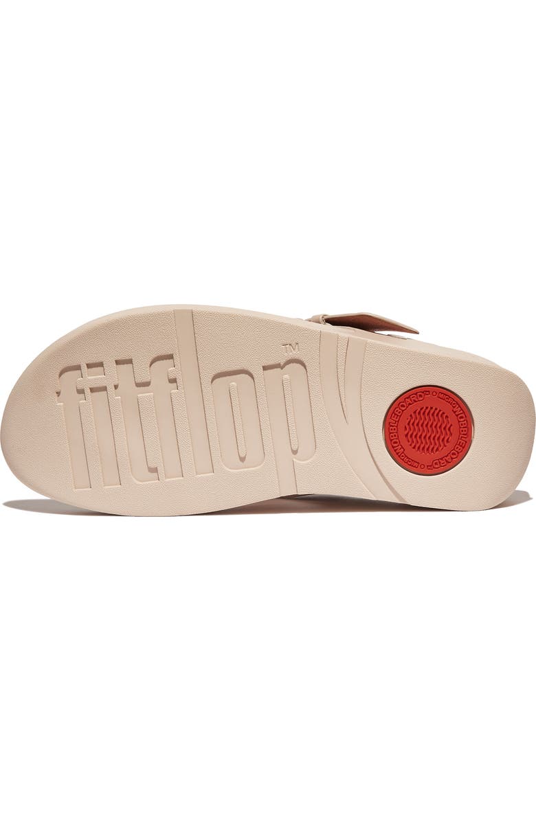 FitFlop Lulu Covered Buckle Wedge Sandal, Alternate, color,