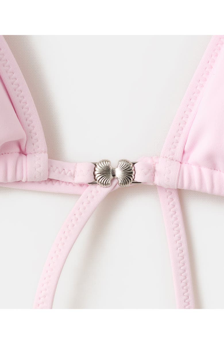 MANGO Triangle Bikini Top, Alternate, color, Light Pink