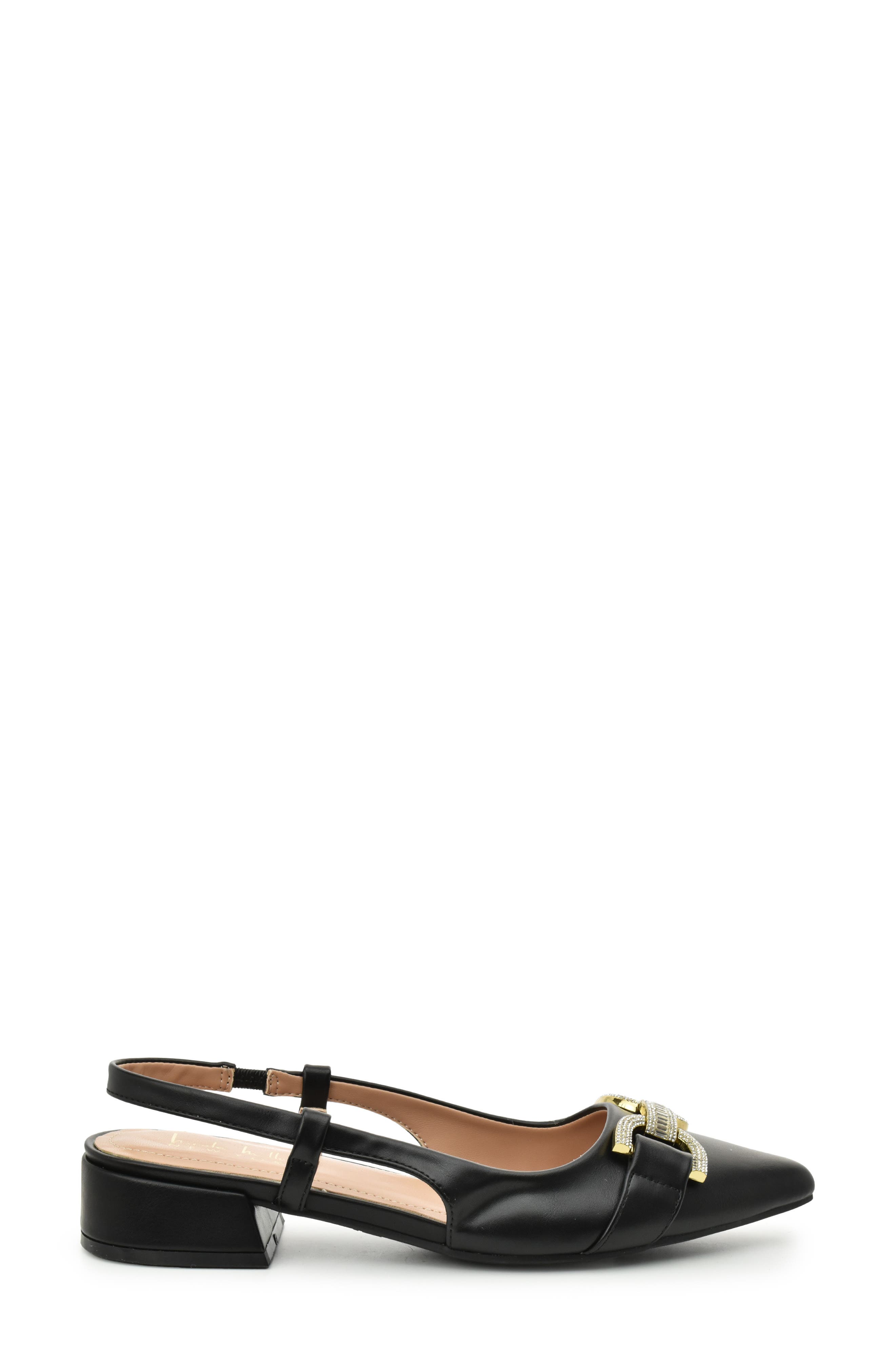 Nicole Miller Rhinestone Bit Slingback Pump, Alternate, color, 