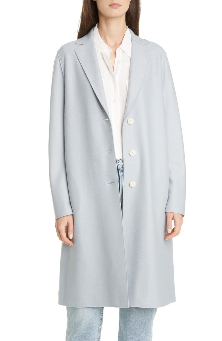 Harris Wharf London Pressed Wool Coat, Main, color, 